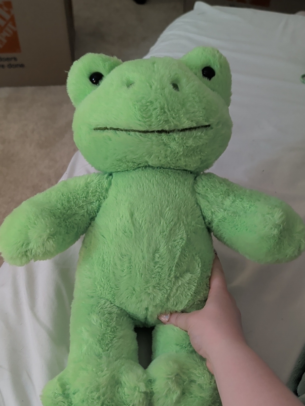 Build A Bear Green Frog Plush